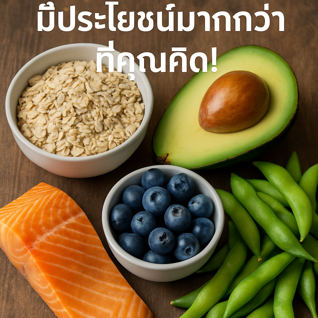 5 อาหารที่คุณไม่เคยรู้ว่ามีประโยชน์มากกว่าที่คุณคิด!